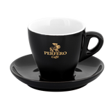 Cappuccinokop en -schotel Perfero 190 ml - 6 stuks